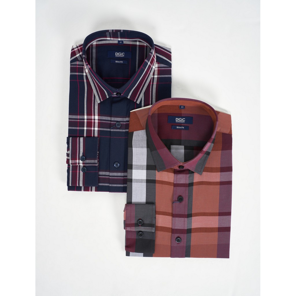 Áo sơ mi nam dài tay dáng Slim Fit DGCs - WASD2012M-S