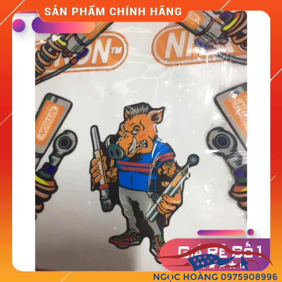 ★〓 DECAL 3D NITRON 2020  SIÊU CUTE ★〓