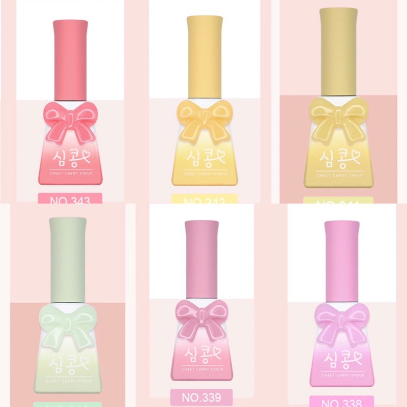 ♻️FREESHIP CHÍNH HÃNG♻️ Sơn thạch cao cấp Hàn Quốc Sweet candy nail spring collection tách set ( giá lẻ 1 chai)