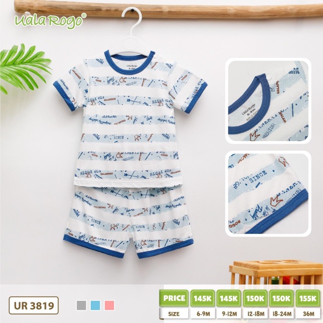 Bộ cộc tay thông hơi Ualarogo 6m - 36m