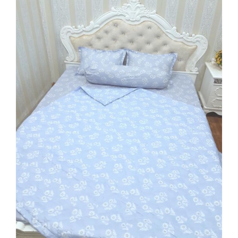 CHĂN HÈ HÌNH HOA XANH ( HÀNG LOẠI 1)