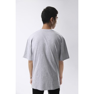 Áo Thun Basic Xám Chất Liệu Cotton Thoáng Mát