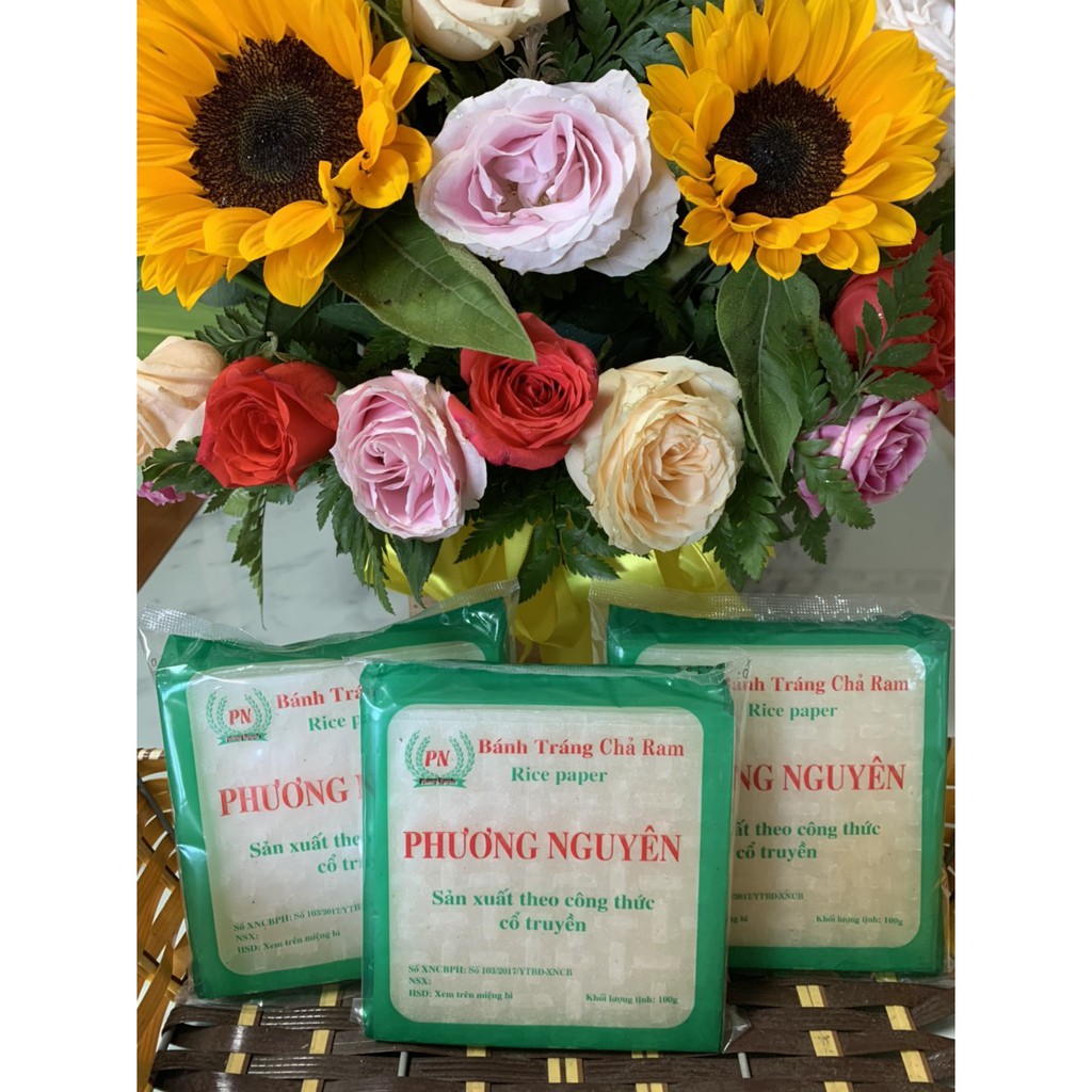 Combo 20 bì bánh tráng cuốn chả ram tôm đất 100g