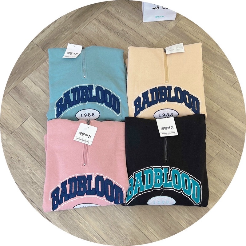 Áo khoác form đại nỉ chui lót lông xịn xò