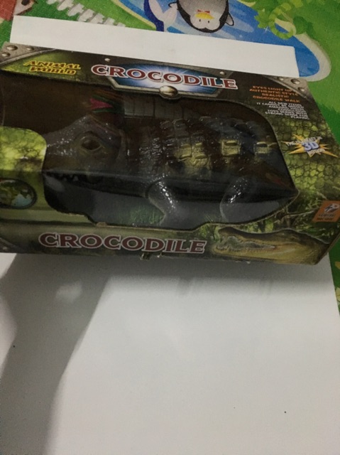 Đồ chơi cá sấu siêu to  chạy pin kèm video