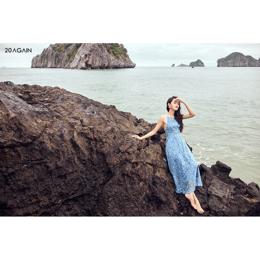 Đầm Dài Maxi Dáng Dài Thiết Kế Quý Cô Thanh Lịch Thời Thượng 20AGAIN DMC0084 | BigBuy360 - bigbuy360.vn