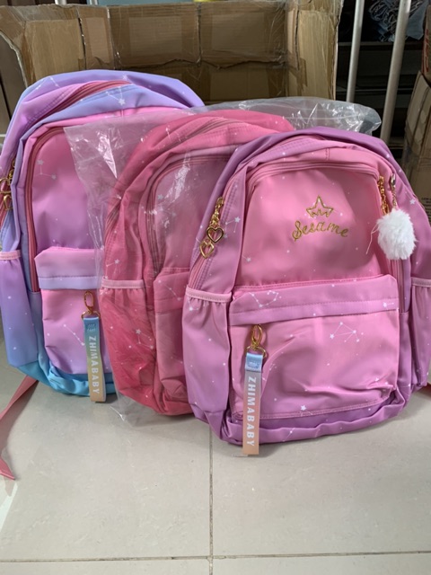 Balo hồng cho bé gái