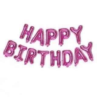 Bóng bay chữ Happy Birthday phụ kiện trang trí sinh nhật chữ hbbd