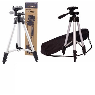 Chân Giá Đỡ Điện Thoại Máy Ảnh Tripod TF-3110 - Tặng Kèm Kẹp Điện Thoại