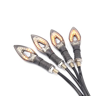 Cặp Đèn Xi Nhan LED Xe Máy, Chạy Xoay Rượt Đuổi - 14LZX03