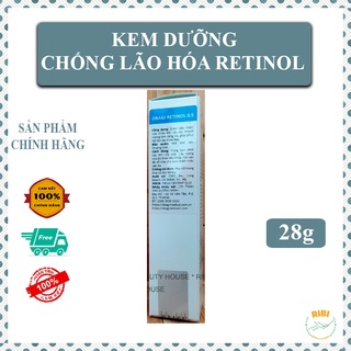 Kem dưỡng da Retinol căng bóng, mịn màng nồng độ 0.5-1.0%