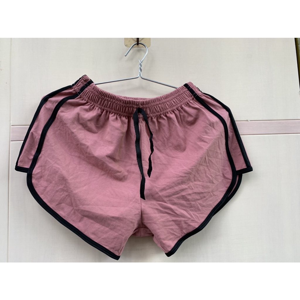 Quần đùi short nữ thun cotton 100% thiết kế 3 sọc viền thể thao bên hông co giãn thoải mái thich hợp mặc nhà B2007