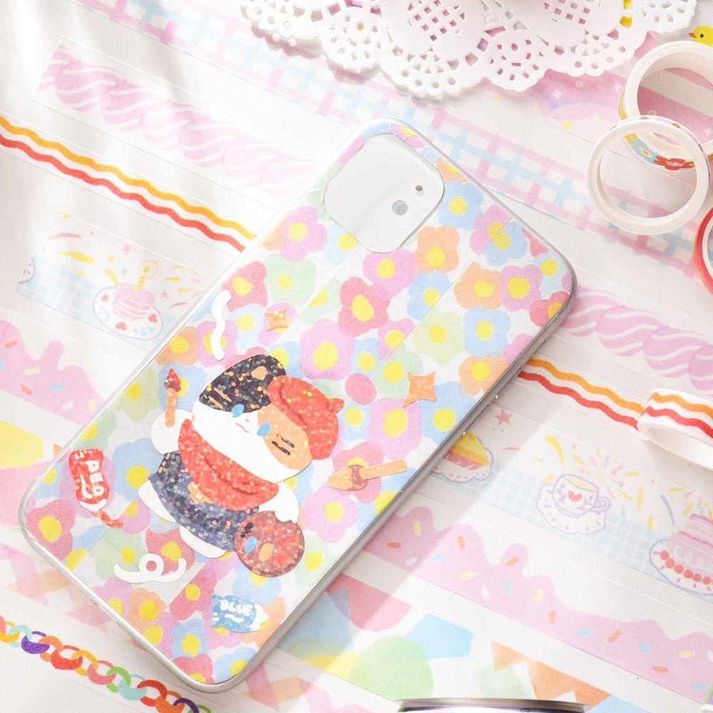 Bộ 20 Cuộn Băng Keo Washi 5 Phong Cách Vintage Trang Trí Sổ Tay DIY