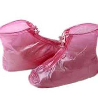 combo 3 đôi ủng đi mưa bảo vệ giày( hồng, xanh)