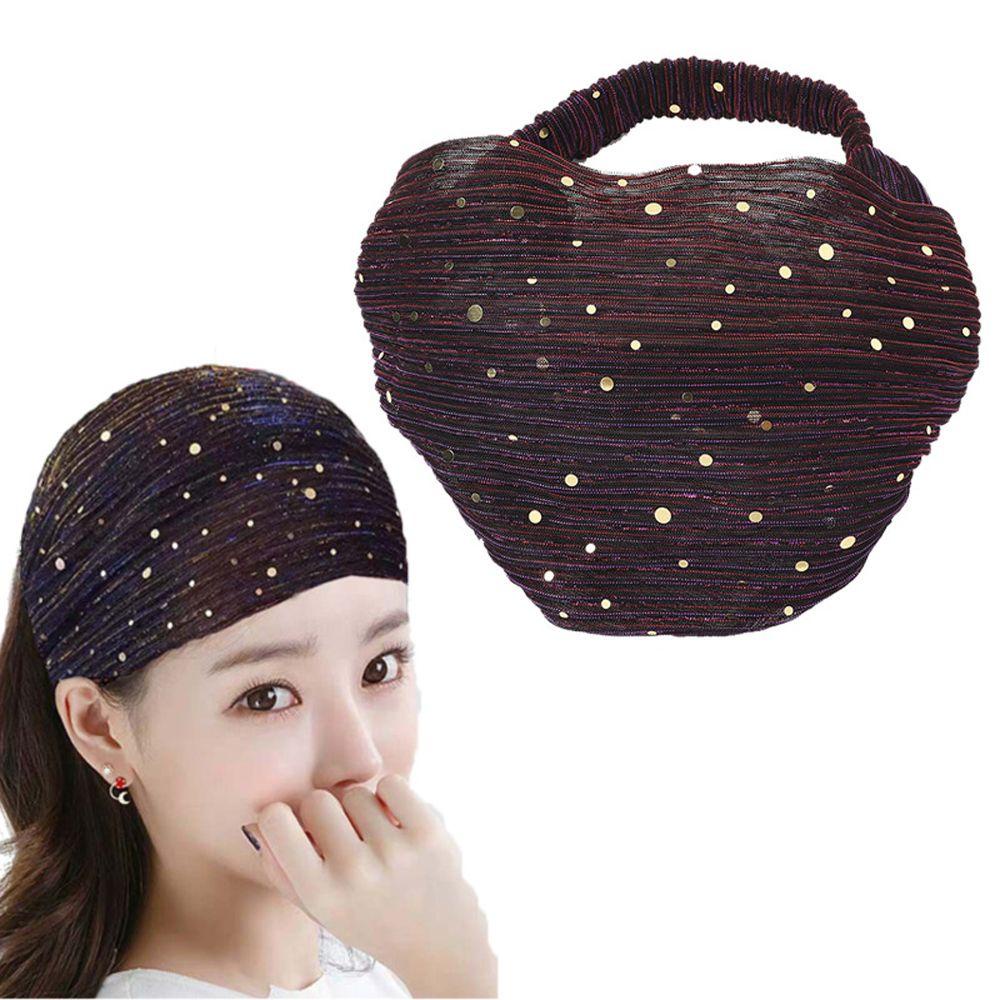 Danilo Băng Đô Cài Tóc Bản Rộng Vải Sáng Kiểu Vintage Thích Hợp Làm Quà Tặng Cho Bạn Gái / Spa