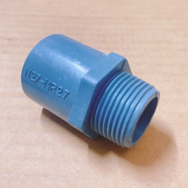 Nối 27 Ren Ngoài 27 PVC