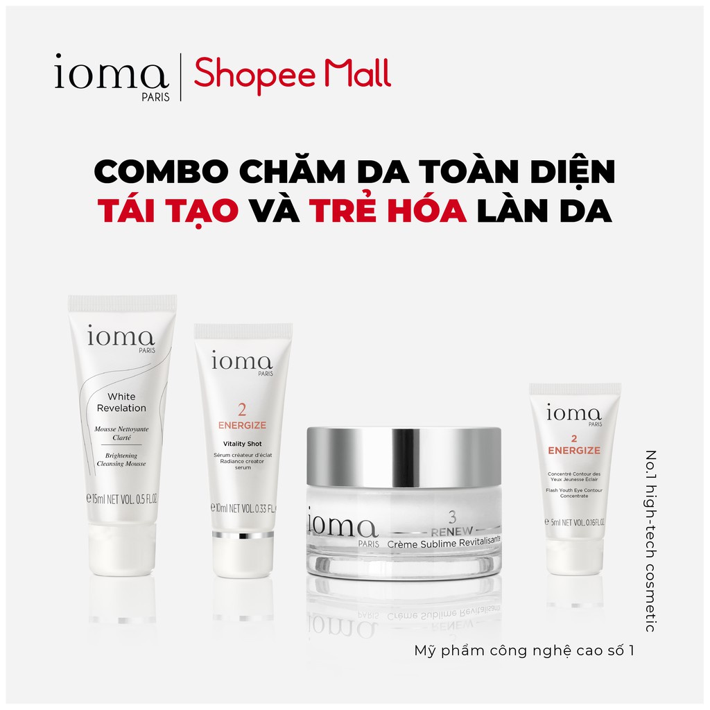 Combo minisize tái tạo - trẻ hóa toàn diện Ioma Paris