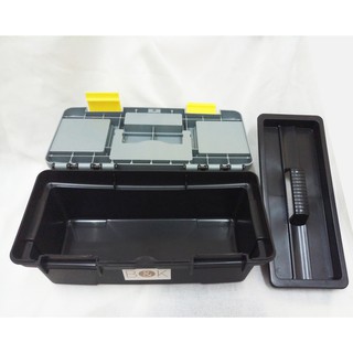 Hộp nhựa đựng dụng cụ nhiều ngăn, có khóa cài, quai xách của Thái Lan. BK10.5