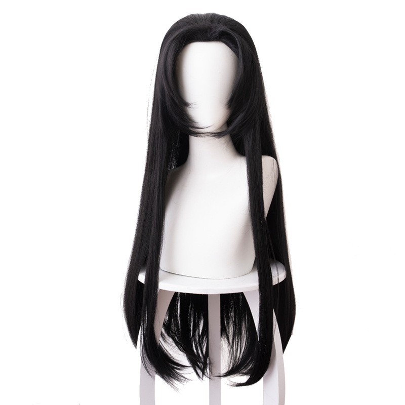 Dominator Ghost Blade Blade Butterfly Nana Hui Style Black styling long hair COS anime wig 487O