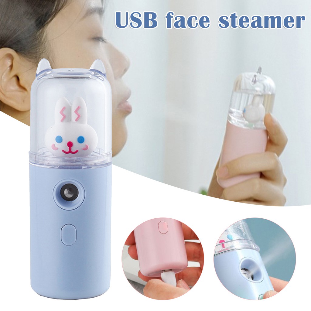 Máy phun sương FOREVERLILY tạo độ ẩm cho mặt usb cầm tay kiểu dáng dễ thương dành cho nữ