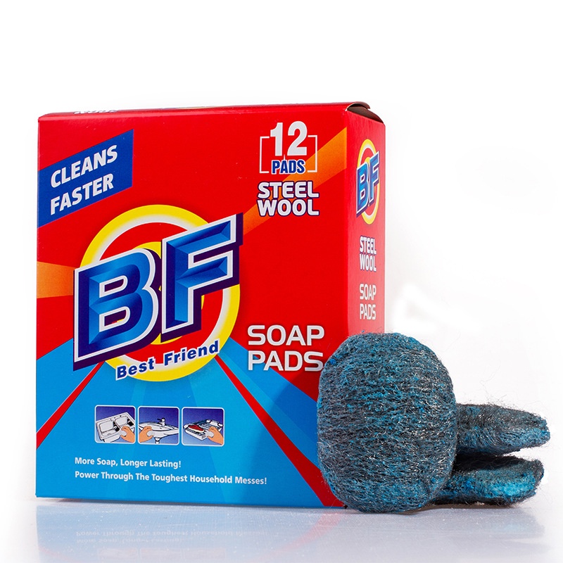 Dụng Cụ Rửa Chén Hình Quả Bóng Bằng Sợi Thép Có Bột Xà Phòng