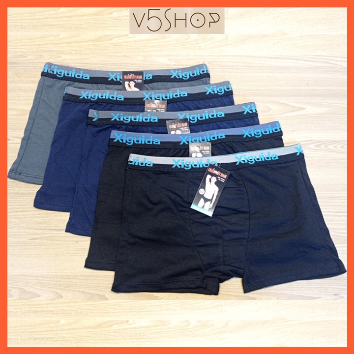 Quần lót nam thun lạnh boxer sịp đùi cao cấp thông hơi cotton SĐ1
