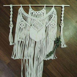 Mành treo Macrame trang trí tường decor phòng khách