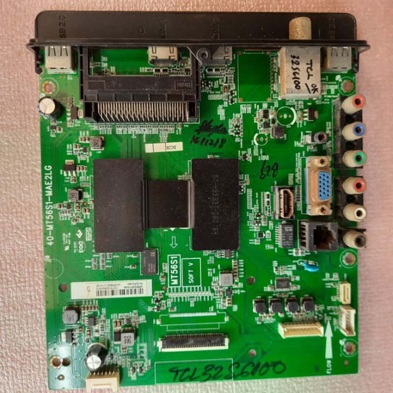 Bo mạch tv TCL 32S6100,bo xử lý,khiển,main chính,chủ, wifi, mắt nhận