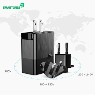 Bộ sạc Baseus Duke Universal Travel hỗ trợ 3 cổng USB chân sạc theo chuẩn US, EU, UK thuận tiện khi đi du lịch, 3.5A Max
