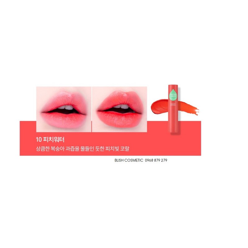 Son dưỡng có màu, lâu trôi Holika Holika drop tint bomb