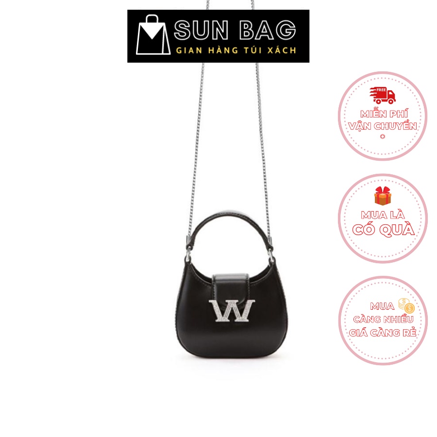 Túi xách nữ mini đeo chéo, túi đi chơi, đi học, da cao cấp size 14cm SB259