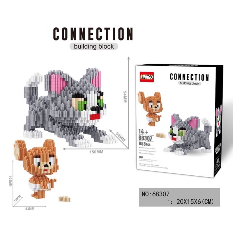 Set Lego tom and jerry Cực Dễ Thương, Độc Đáo Siêu Hot – MALIBU CORNER