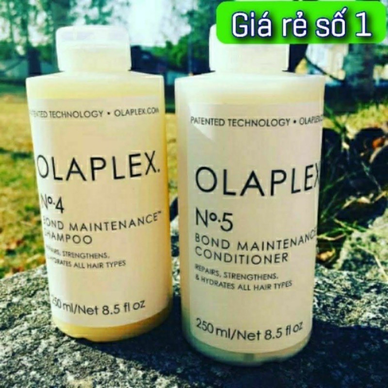 Gội xả phục hồi tóc hư tổn Olaplex No4-5