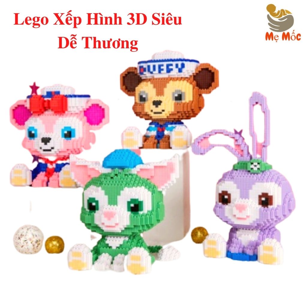 Bộ Đồ Chơi Lego Lắp Ráp Mô Hình Động Vật 3D Siêu Dễ Thương Cho Bé - Shop Mẹ Mốc ,LG3D