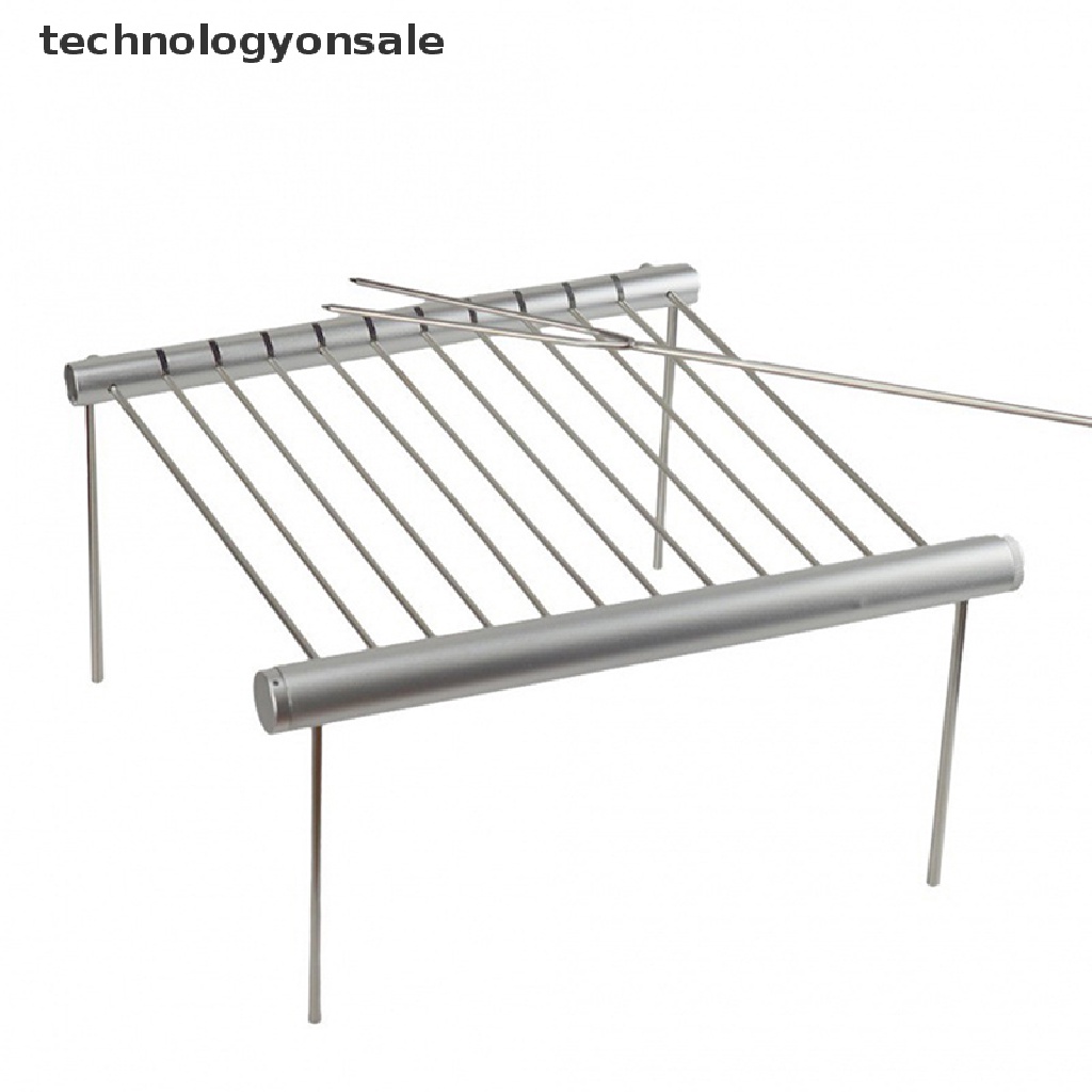 Vỉ nướng BBQ mini bằng thép không gỉ có thể gấp gọn tiện dụng