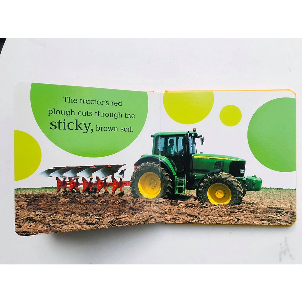 Sách : Touch And Feel Tractor - Chạm Và Cảm Nhận Máy Kéo- Á Châu Books