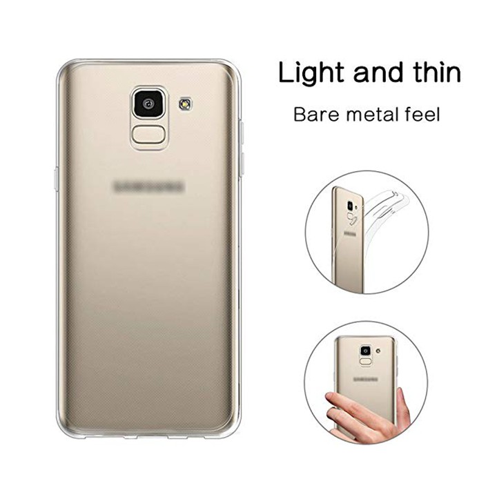 ỐP LƯNG DẺO SILICON TRONG SUỐT ĐIỆN THOẠI SAMSUNG GALAXY J6