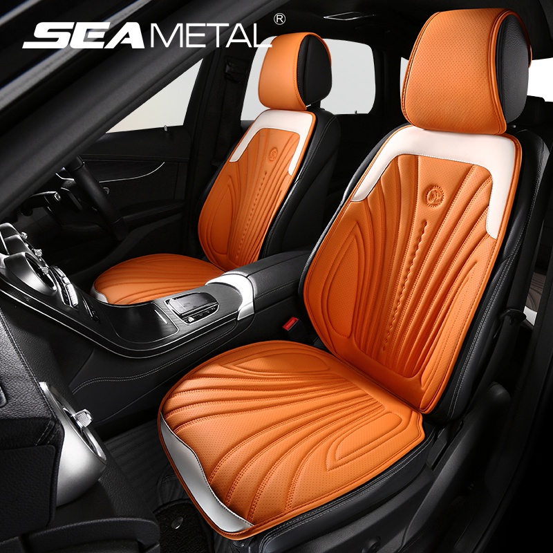 Bộ đệm da SEAMETAL lót ghế ngồi thoải mái thông dụng cho xe hơi
