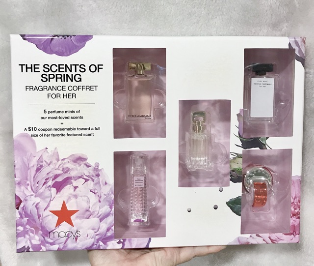 🌸[MACYS] Set nước hoa dành cho Nữ 𝐓𝐇𝐄 𝐒𝐂𝐄𝐍𝐓𝐒 𝐎𝐅 𝐒𝐏𝐑𝐈𝐍𝐆 😍😍😍 | Thế Giới Skin Care