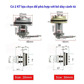 Khóa 3 số khóa số cho tủ cá nhân , tủ ngăn kéo, tủ sắt kỹ thuật
