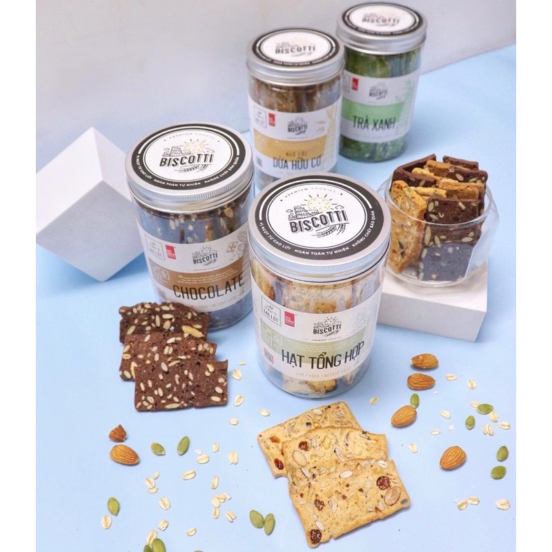 [ FREESHIP ĐƠN HÀNG TỪ 50K ] Bánh Biscotti Ăn Kiêng Thương Hiệu GẠCH ĐỎ | BigBuy360 - bigbuy360.vn
