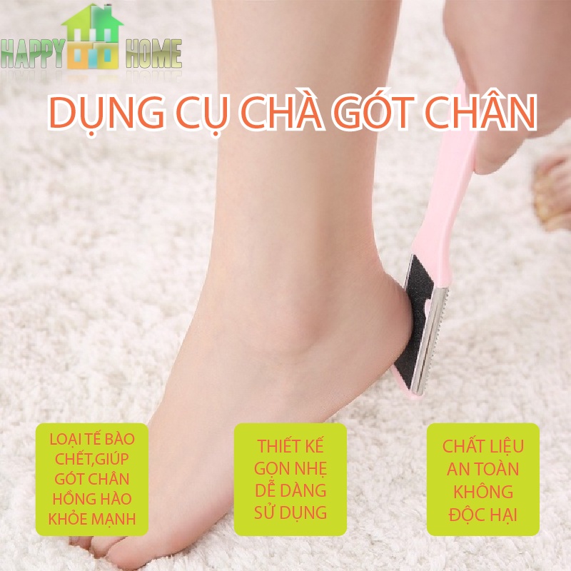 Dụng Cụ Chà Gót Chân Tẩy Tế Bào Chết Mẫu Mới 2 Mặt Cao Cấp Fasola