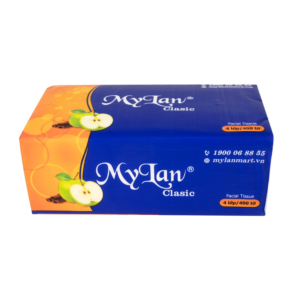 [Giấy Mylan] Giấy Rút Táo 4 Lớp (1 Thùng 20 gói ) Siêu Tiết Kiệm,Siêu Dai,Siêu Mềm Mịn