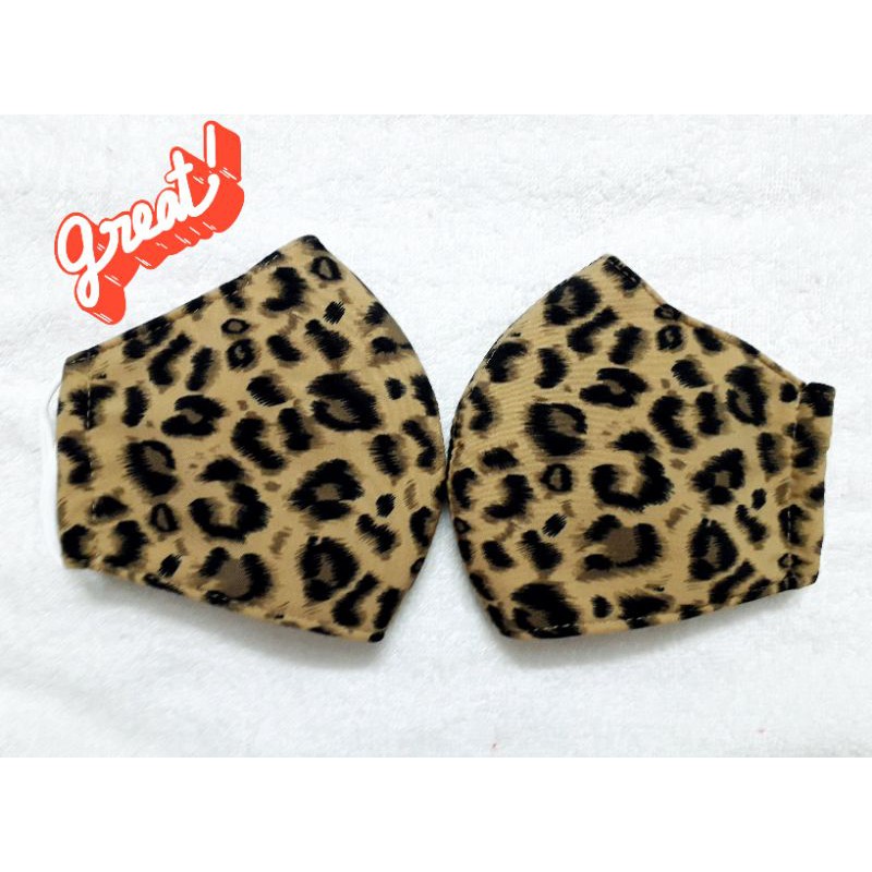 Khẩu trang vải CAO CẤP, size người lớn, da beo | BigBuy360 - bigbuy360.vn