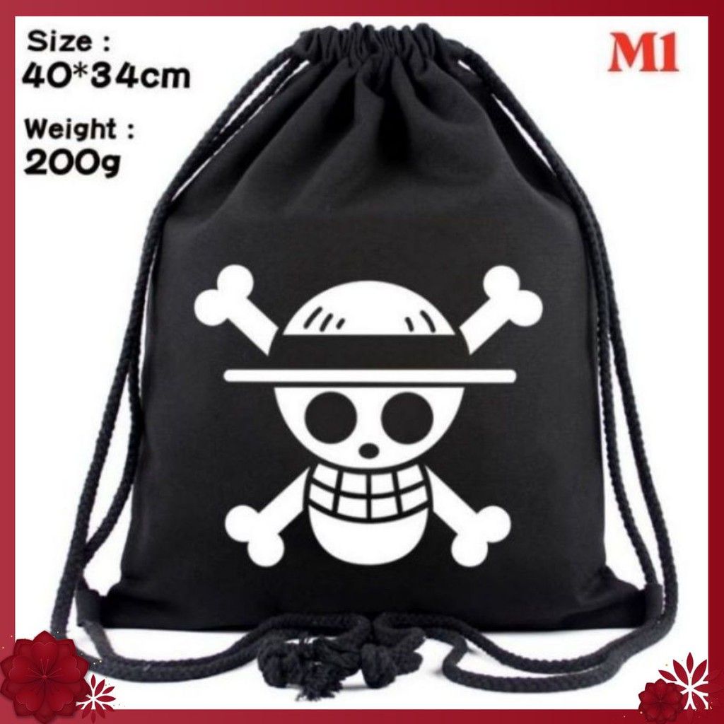 Balo One PIECE 🎁 FREESHIP 🎁 Giảm Ngay 10K Khi Nhâp  - Balo Dây Rút Đảo Hải Tặc hàng đẹp chất lượng