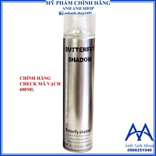 [CHÍNH HÃNG] GÔM XỊT TÓC BUTTERFLY SHADOW CHUẨN 320/600ML