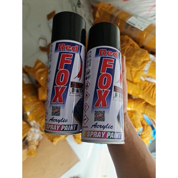 Sơn samurai sơn chịu nhiệt Fox đen nhám chống cháy dành cho các dòng pô độ