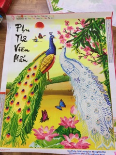 Tranh đính đá thành phẩm