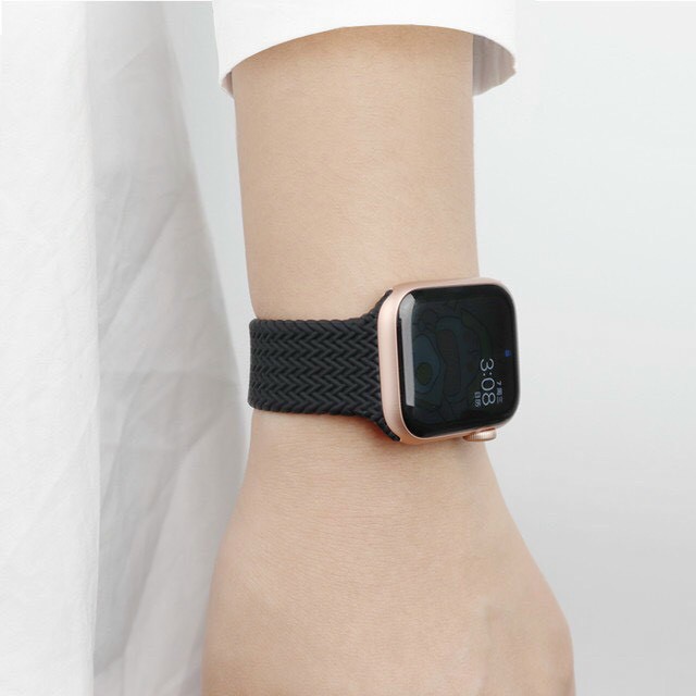 Dây Apple Watch Cao Su Solo Loop Braided Vân Gân Mới Nhất 2021