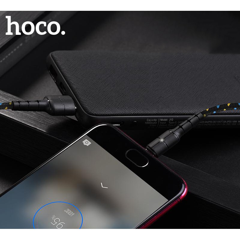 DÂY SẠC Hoco X14 Pro cho Samsung Oppo Xiaomi..., cổng Type C, sạc nhanh 3A, tự ngắt khi pin đầy, có đèn LED, dài 1m, 2m